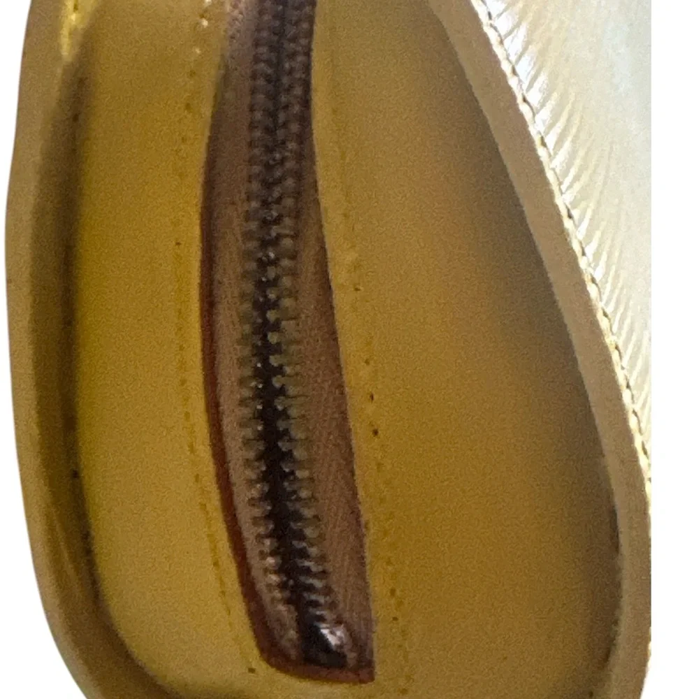 Vintage LOUIS VUITTON Epi Dauphine PM Pouch Yellow-READ